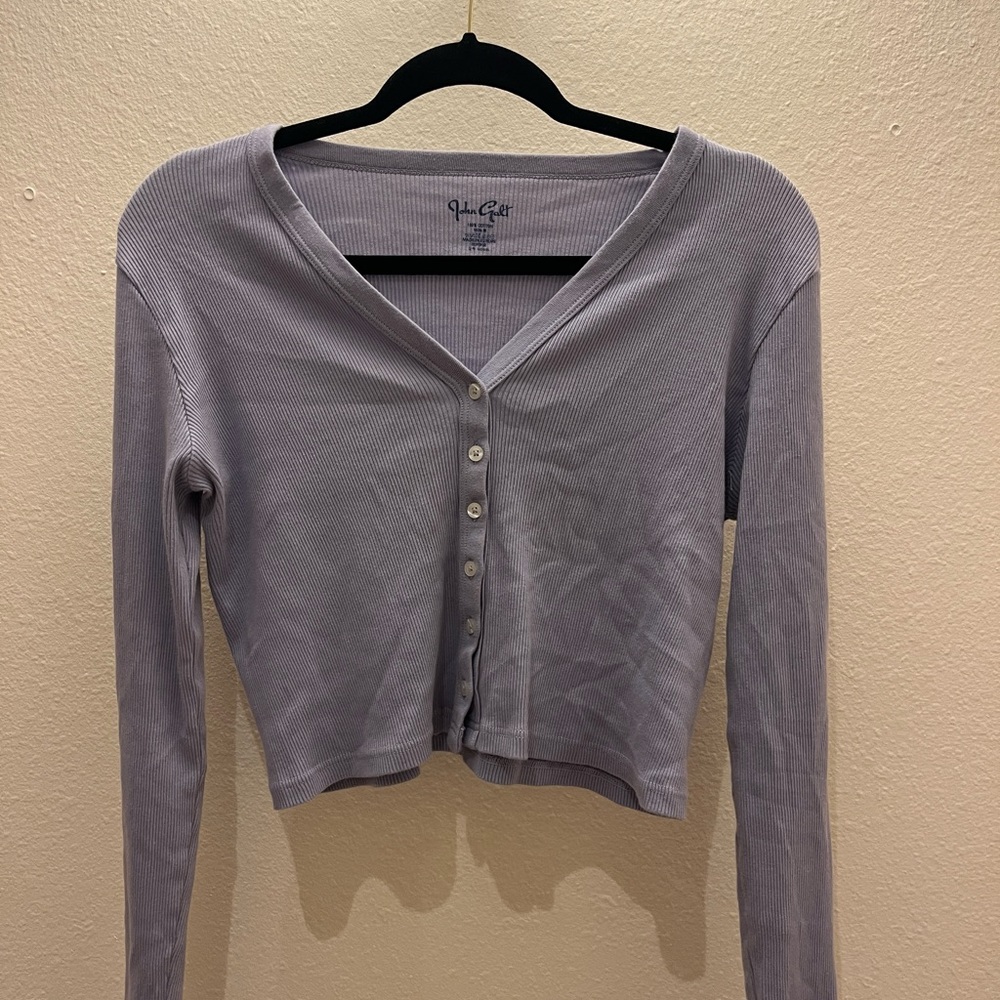 light purple john galt/brandy melville top
